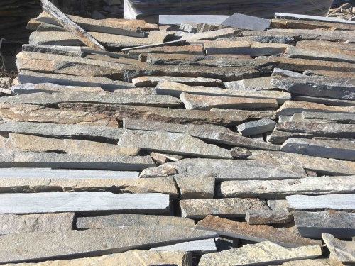 Горбушка златолит мультиколор для облицовки купить в Ялте