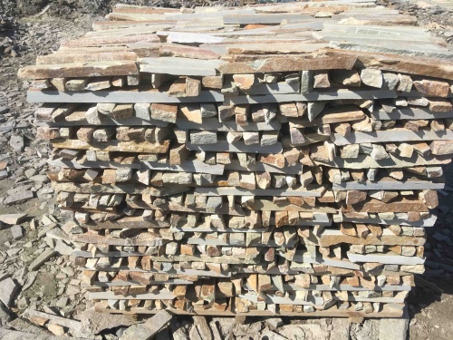 Горбушка златолит золотистый для облицовки купить в Ялте