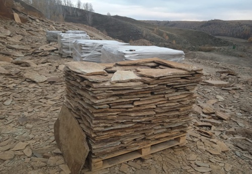 Плитняк кора дерева для цоколя, отмостки купить в Ялте