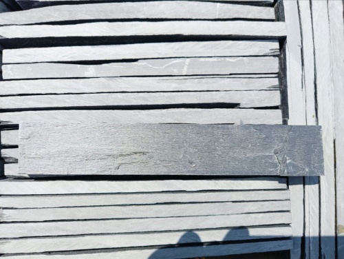 Плитка чёрная из натурального камня фасадная 30 см * 5 см, толщина 7 мм -30 мм купить в Ялте