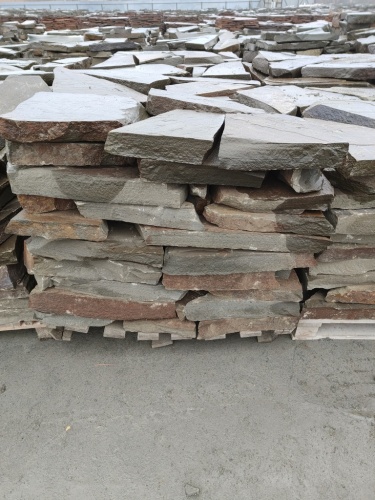 Плитняк песчаник серо-зелёный для мощения 60-65 мм купить в Ялте