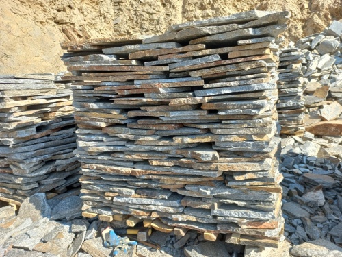 Плитняк серицит облицовочный 10-20мм купить в Ялте